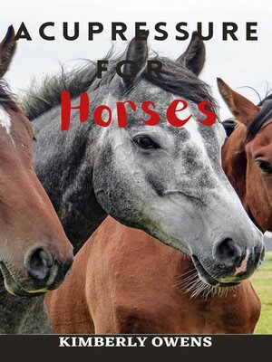 cover image of Acupressure For Horses